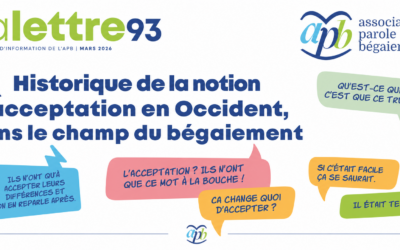 EXTRAIT de la Lettre de l’APB : Historique de la notion d’acceptation en Occident, dans le champ du bégaiement