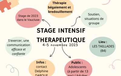 Adultes et Adolescents : nouveau stage thérapeutique intensif – Novembre 2023 (Automne dans le Vaucluse – Ouverture des Inscriptions)