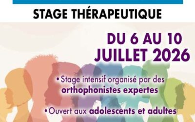 Stage thérapeutique du 6 au 10 juillet 2026
